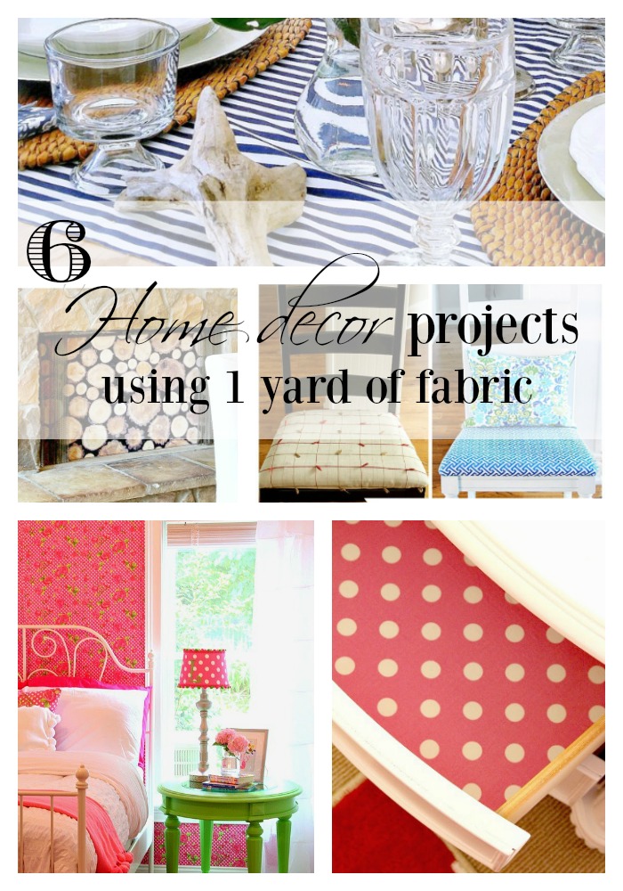 6 project ideas using 1 yard of fabric