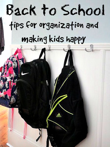 4 Back to school tips to stay organized and keep kids happy