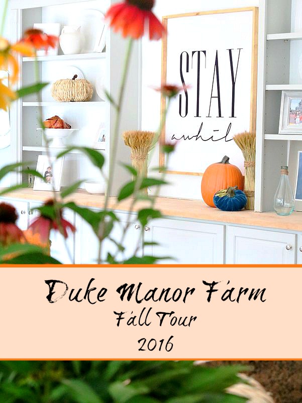 Fall Tour 2016 at Duke Manor Farm