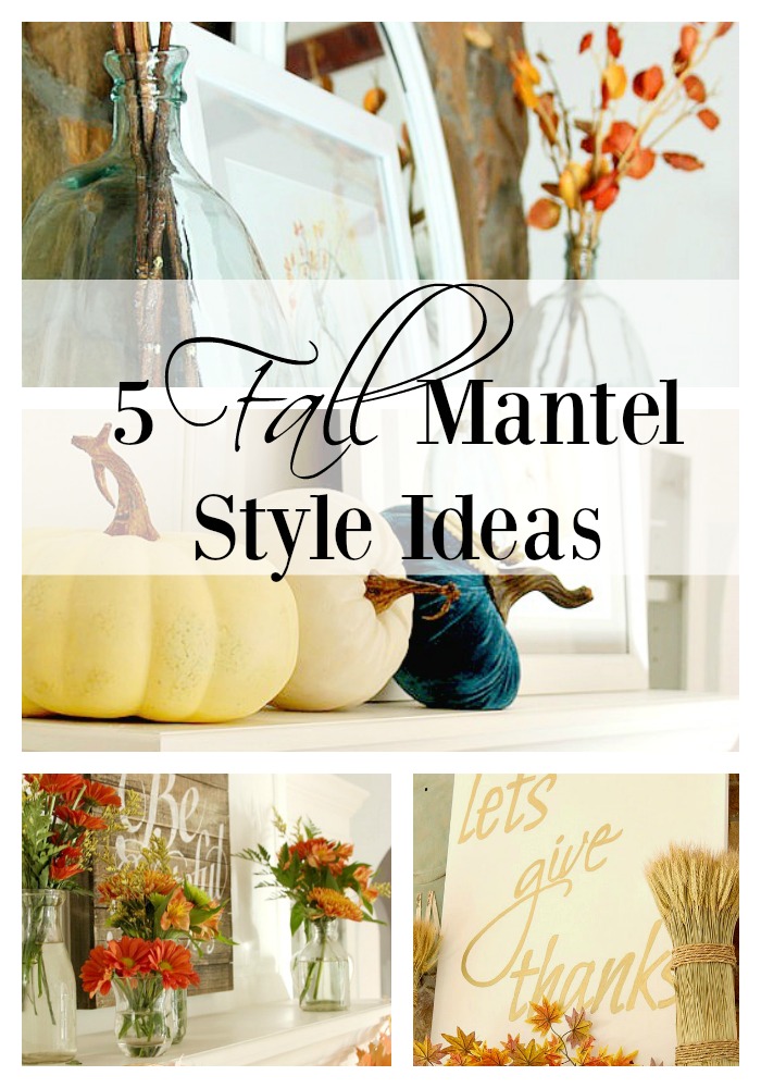 5 Fall Mantel Style Ideas