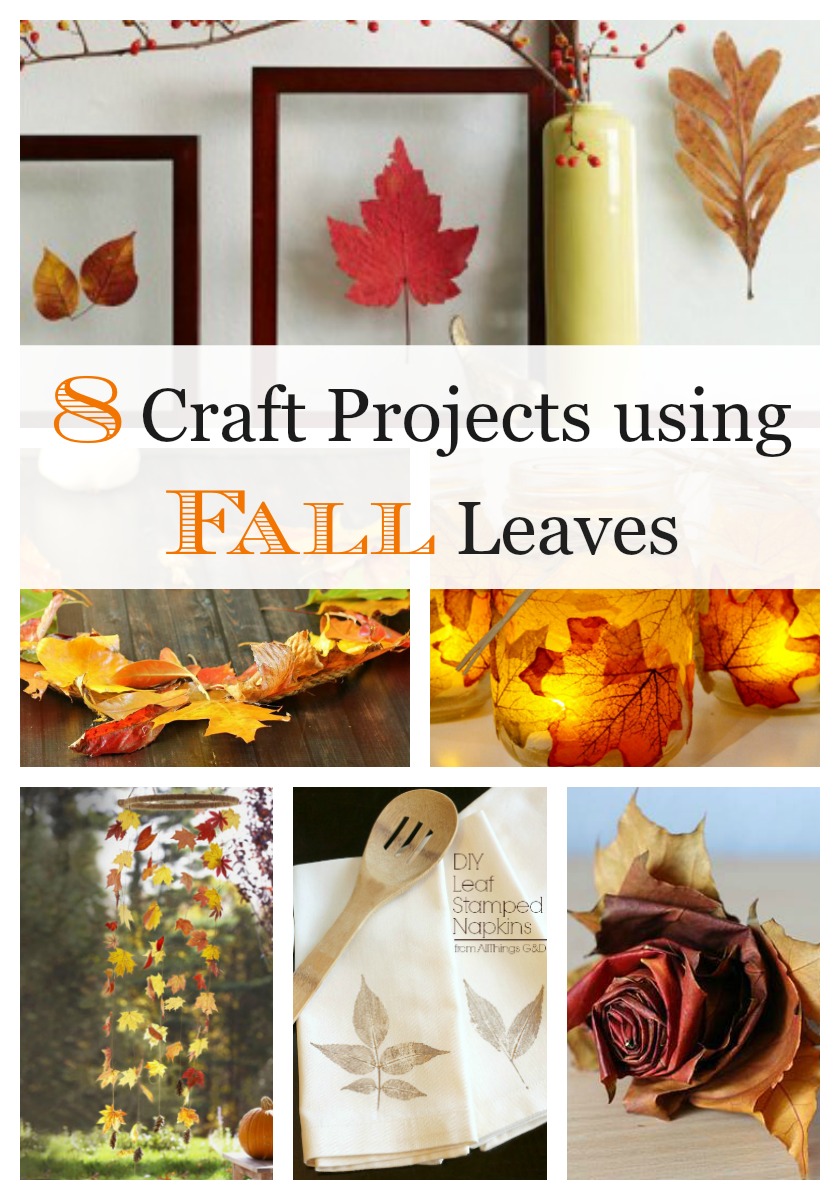 8 DIY Craft Ideas Using Fall Leaves