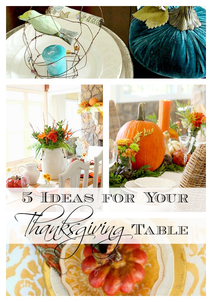 5 Ideas for your Thanksgiving Table