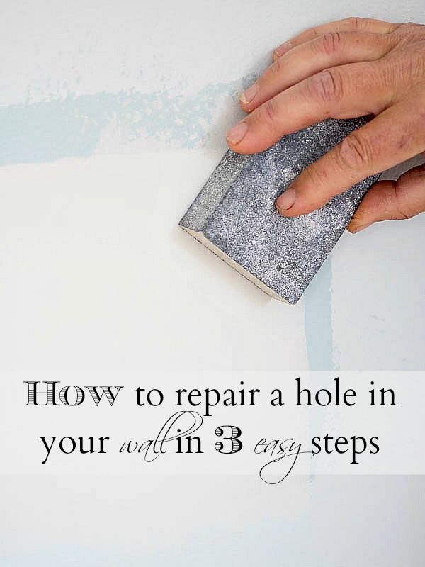 How to Repair a Hole in the Wall in 3 steps