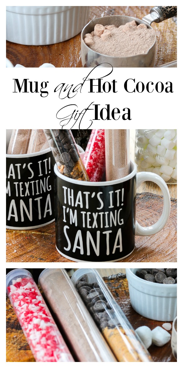 mug and cocoa gift idea