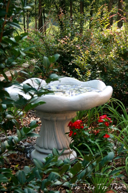 birdbath makeover