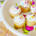 turn a terra cotta saucer into a cupcake stand