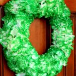 faux carnation wreath