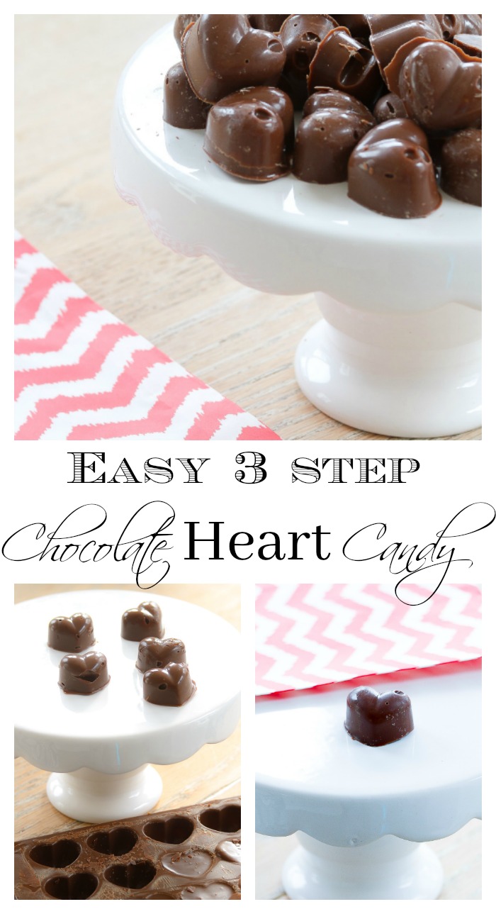 Make Chocolate Heart Candy in 3 easy steps