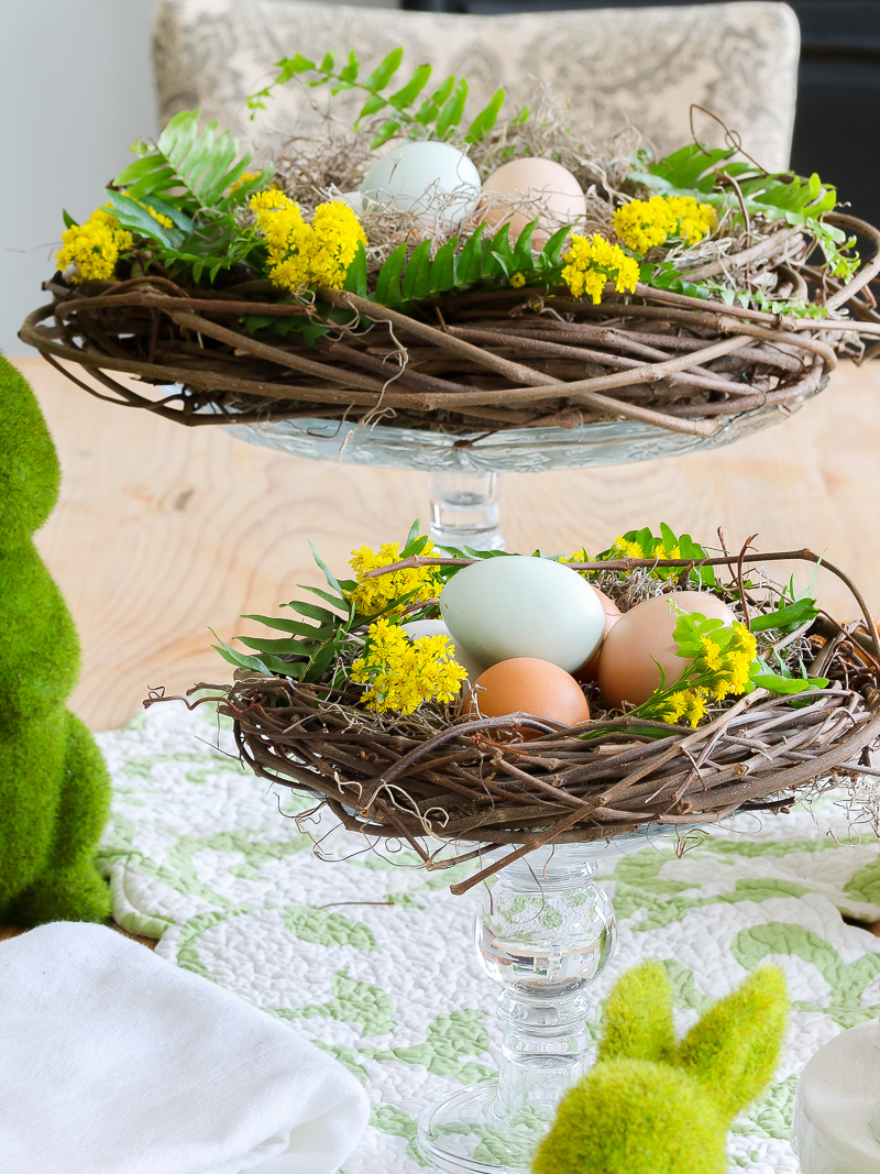 Beautiful Easter Centerpiece you can make in minutes