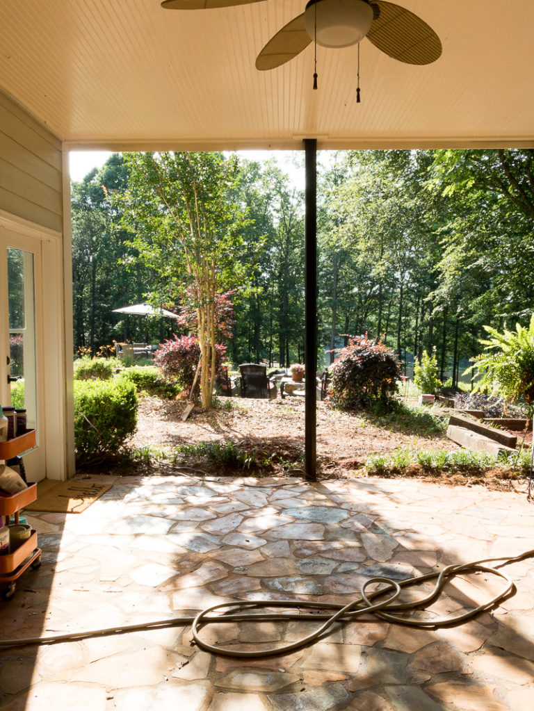 Building a screen porch…the plan