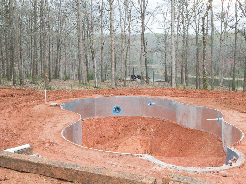The Pool Build (During Construction)