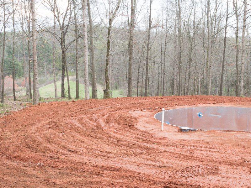 The Pool Build (During Construction)