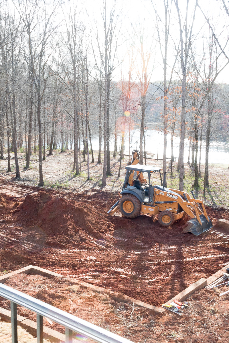 The Pool Build (During Construction)