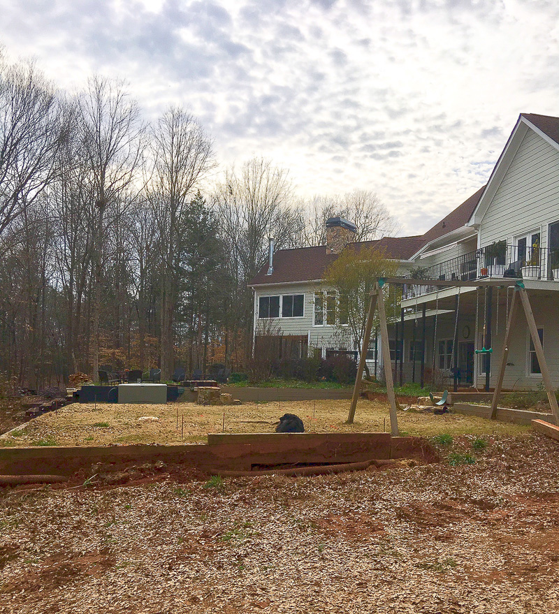 The Pool Build (During Construction)