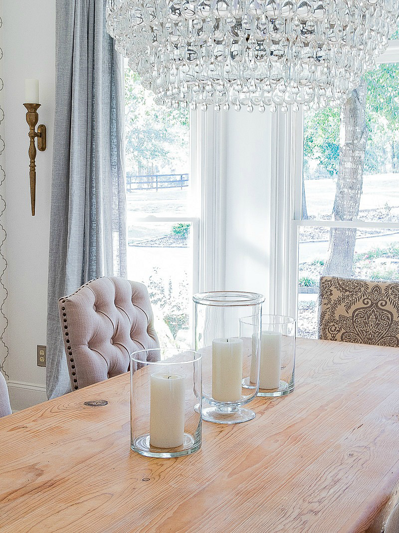 Minimal Fall Decorating in the Dining Room