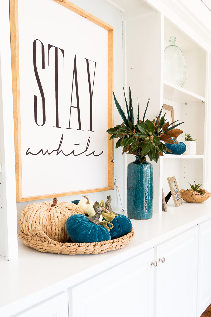 Ushering in Fall with small simple decor ideas