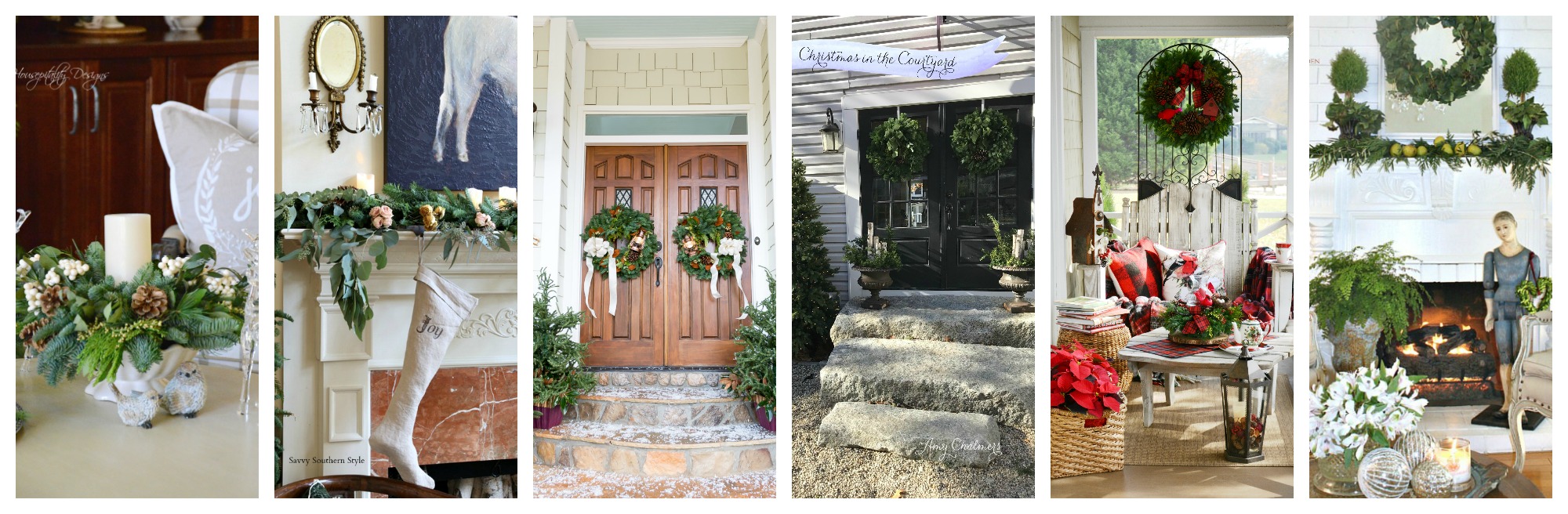 Holiday Front Doors at Duke Manor Farm 