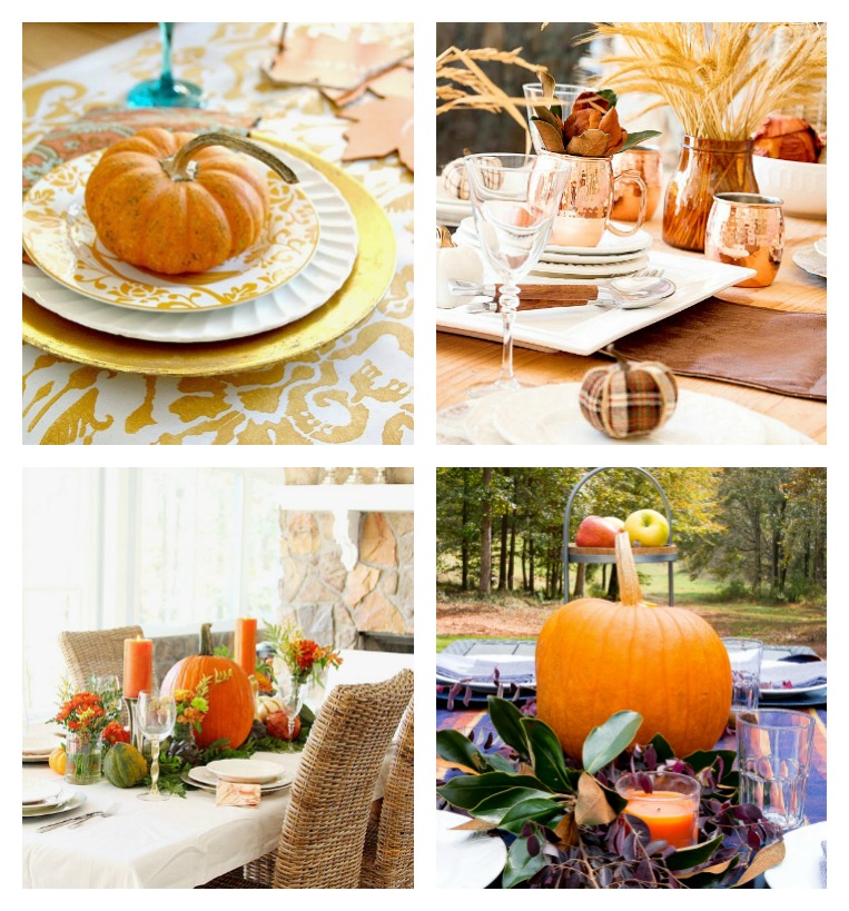 Creative Ways to Cover your Holiday Table without using a tablecloth