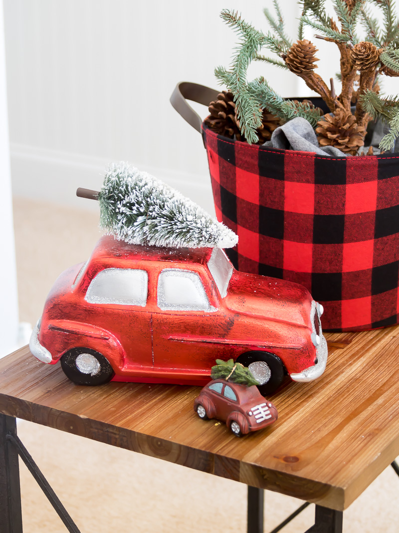 Deck the halls in your home using red and black