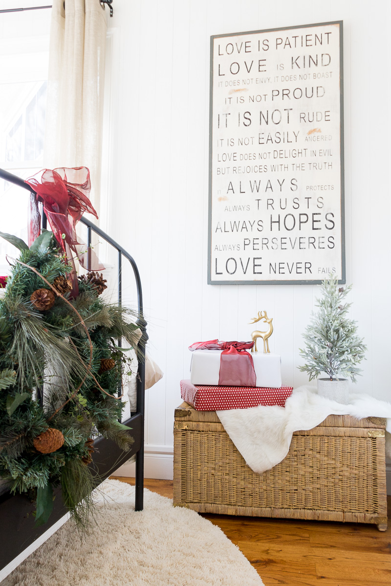 Adding Cheer to a small cozy bedroom 