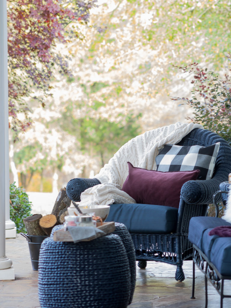 Styling a front porch to last through the Winter