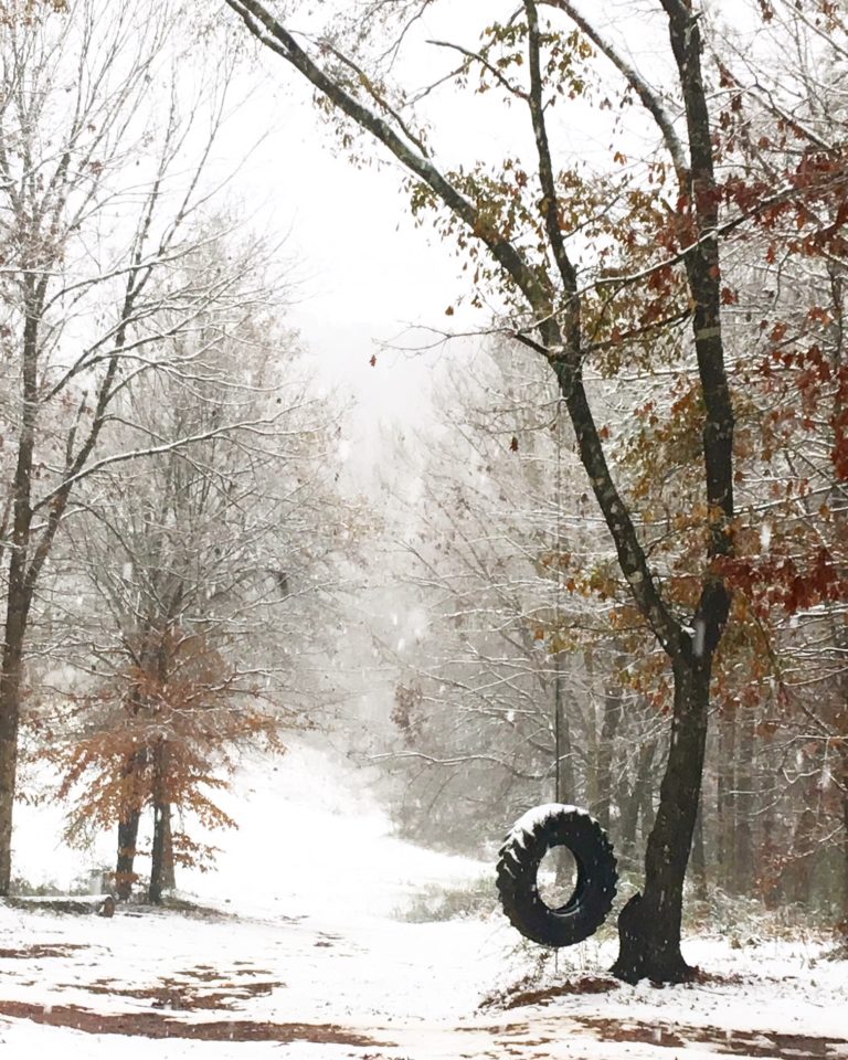 What snow in Georgia…in December looks like