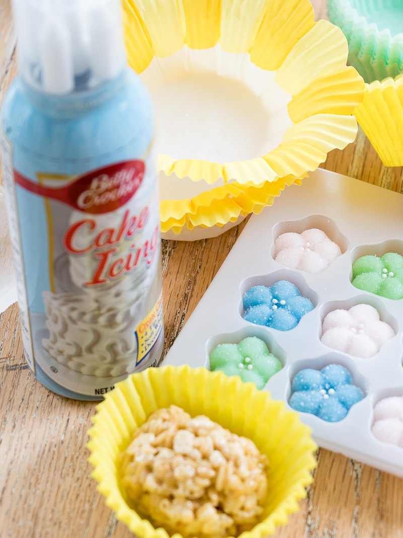 Kid Favorite Rice Krispie Spring Flower Recipe