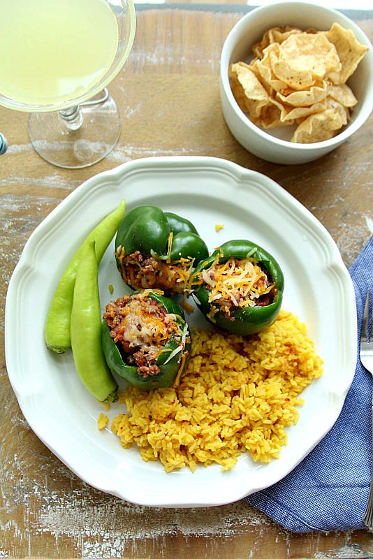 All things Easy Summer food and drinks easy stuffed peppers