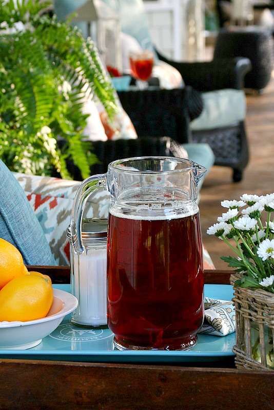All things Easy Summer food and drinks southern sweet tea recipe