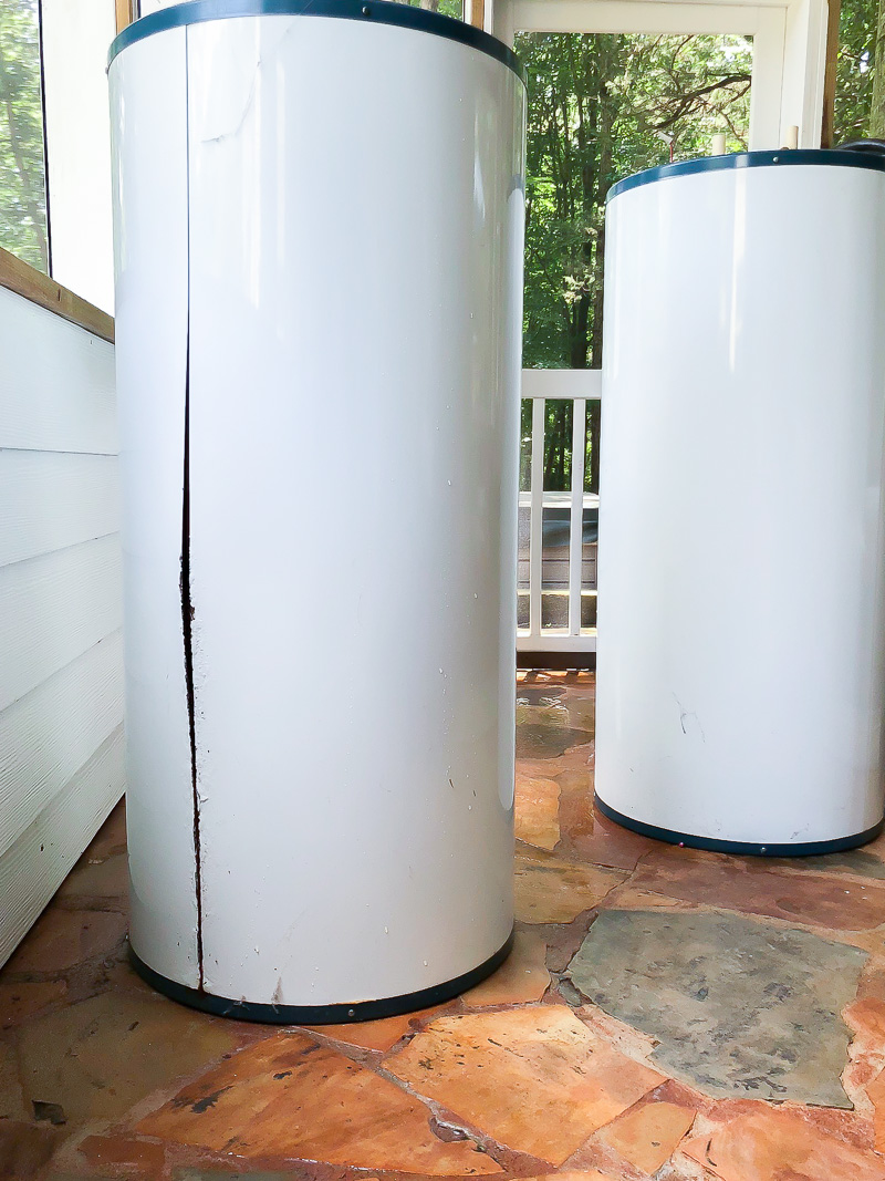 hot water tanks that burst at the seams