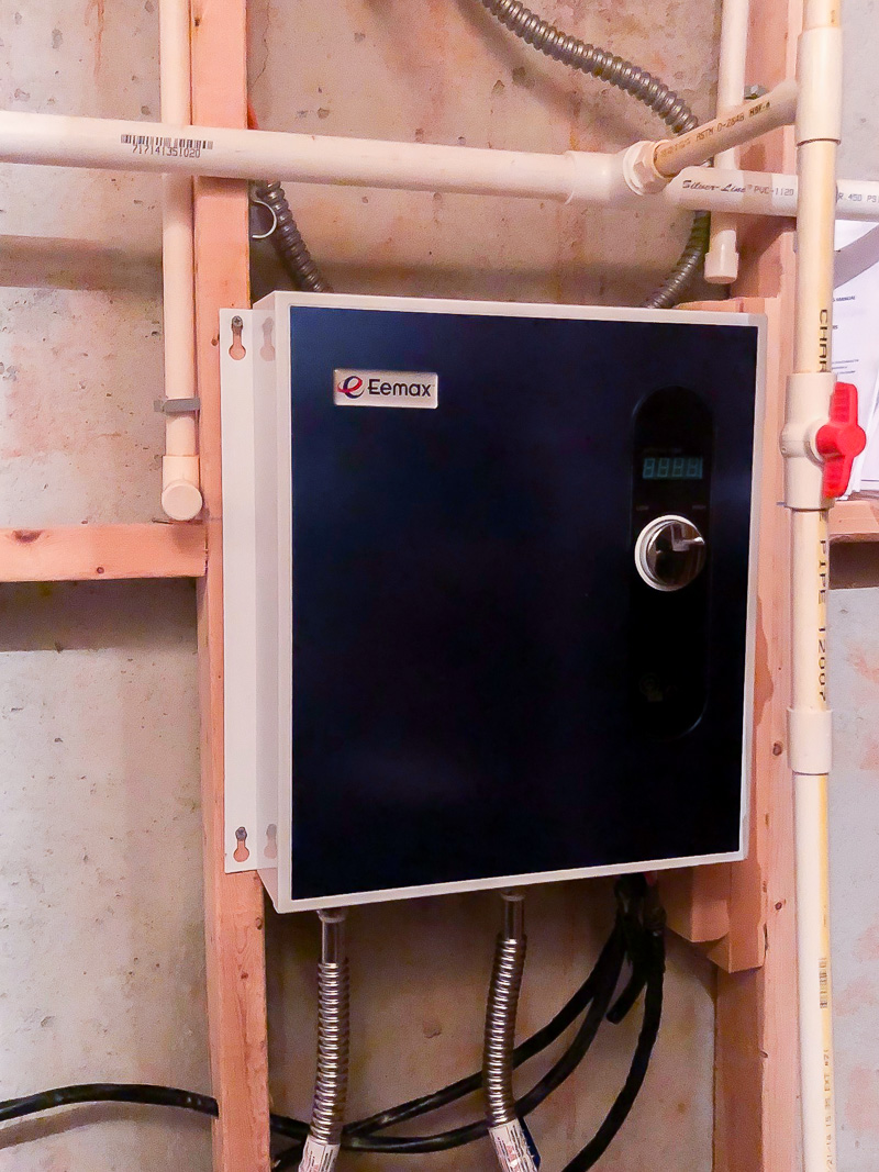 Eemax tankless hot water tank