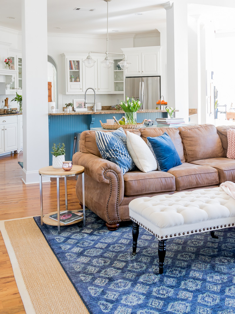 Blue Kitchen Island Reveal and some painting advice