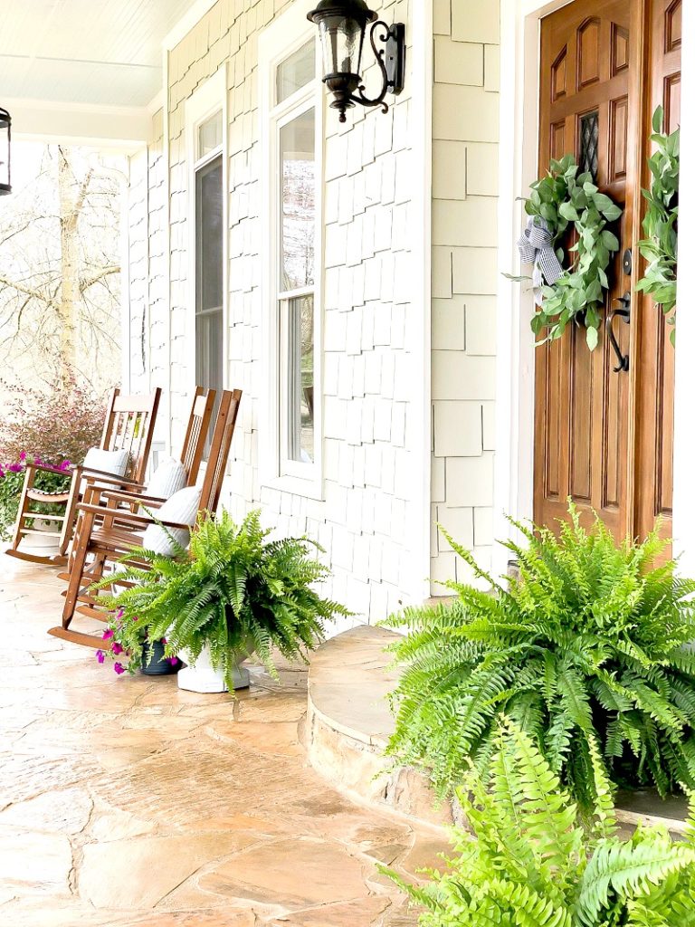 Spring Porch…before the pollen