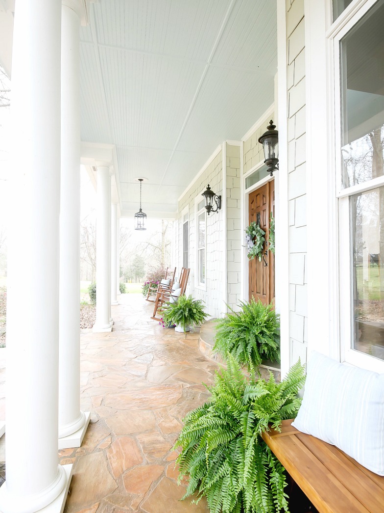 Spring Porch...before the pollen