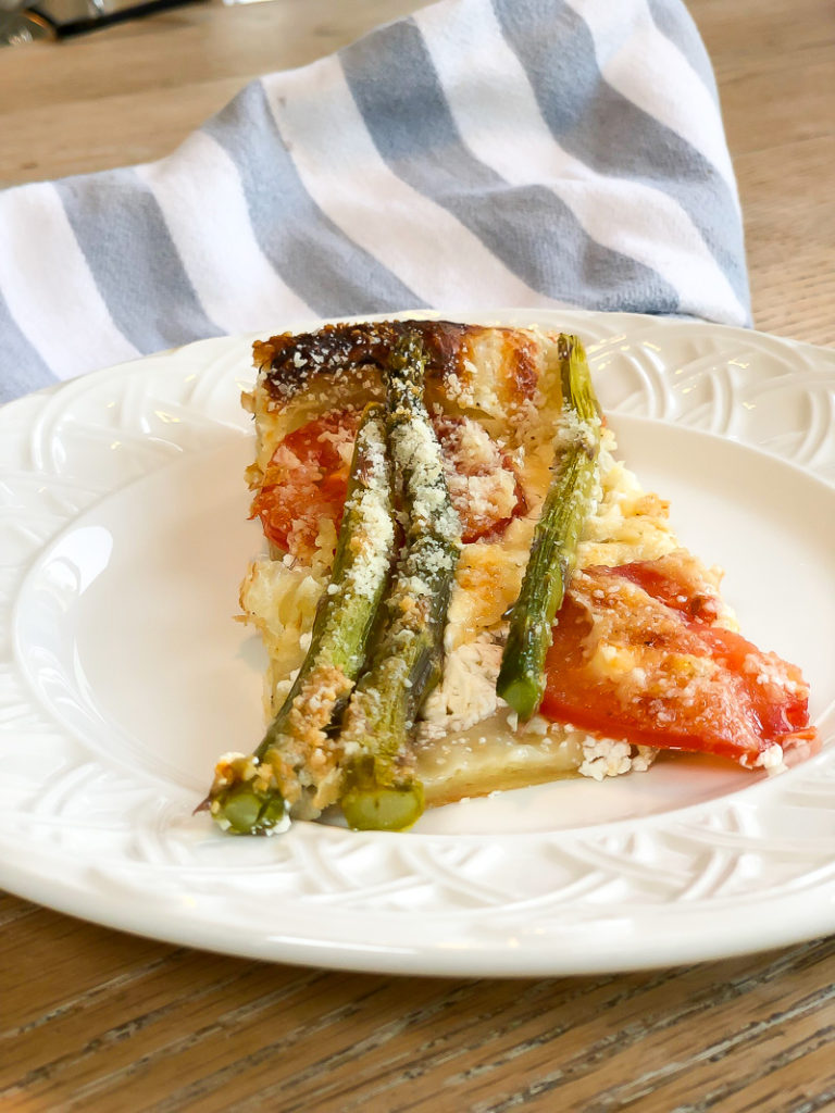 Simple Asparagus and Tomato Pastry