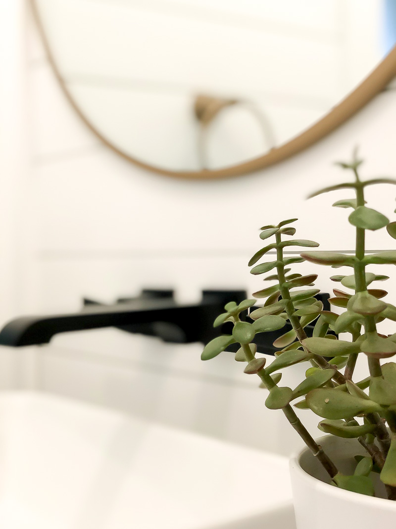 Black and White Guest Bath Reveal