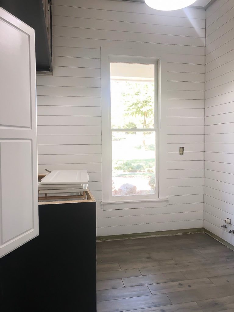 Laundry Room Update : Walls and Floor