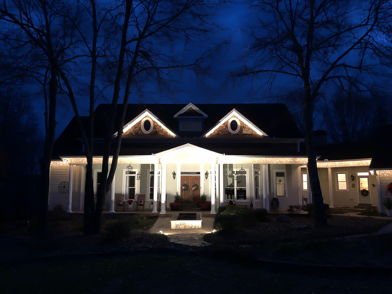 The lights at Duke Manor Farm