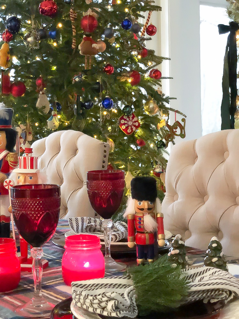 Nutcracker Inspired Holiday Tablescape Idea