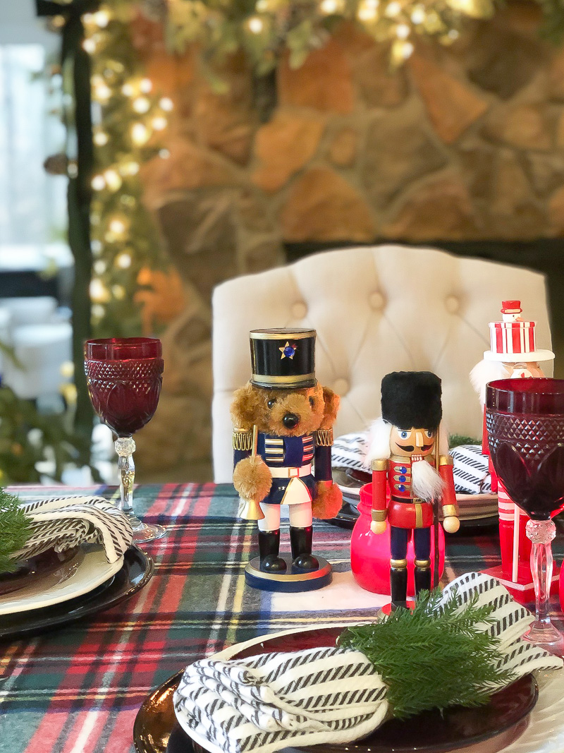 Nutcracker Inspired Holiday Tablescape Idea