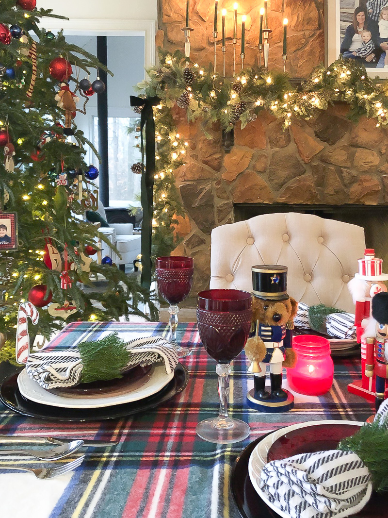 Nutcracker Inspired Holiday Tablescape Idea