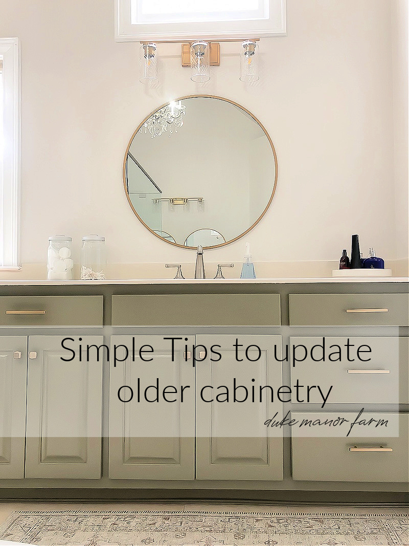 Simple tips to update older cabinetry