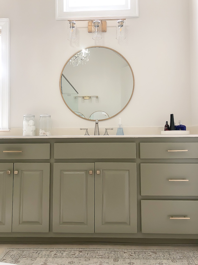 Musings at Duke Manor Farm bathroom vanity