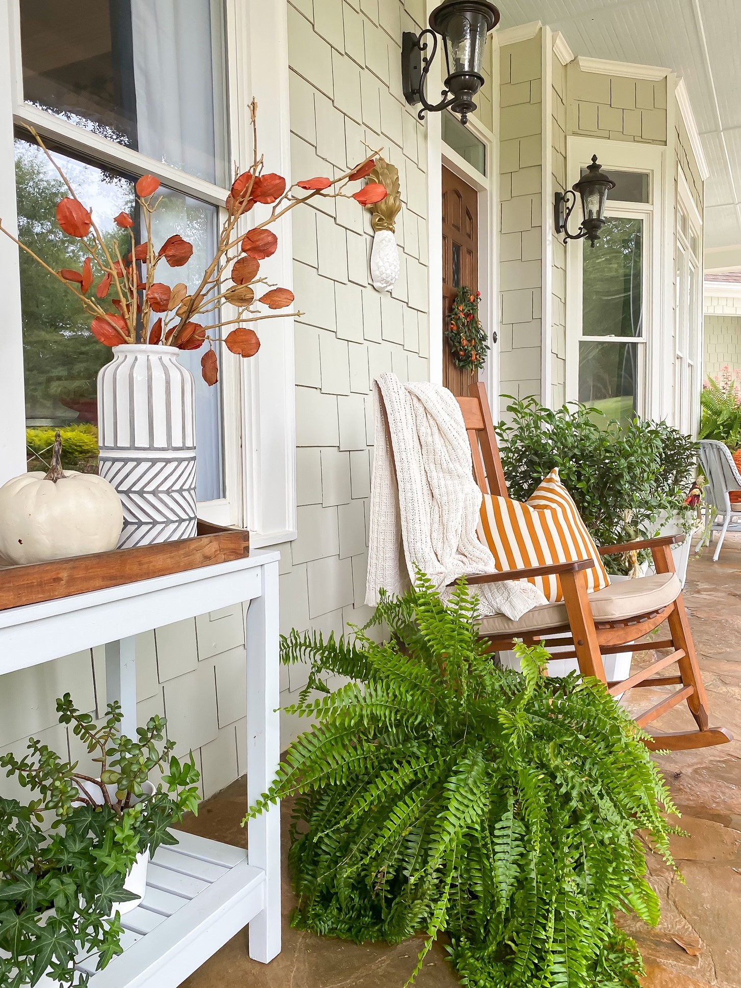 Hello Fall Front Porch