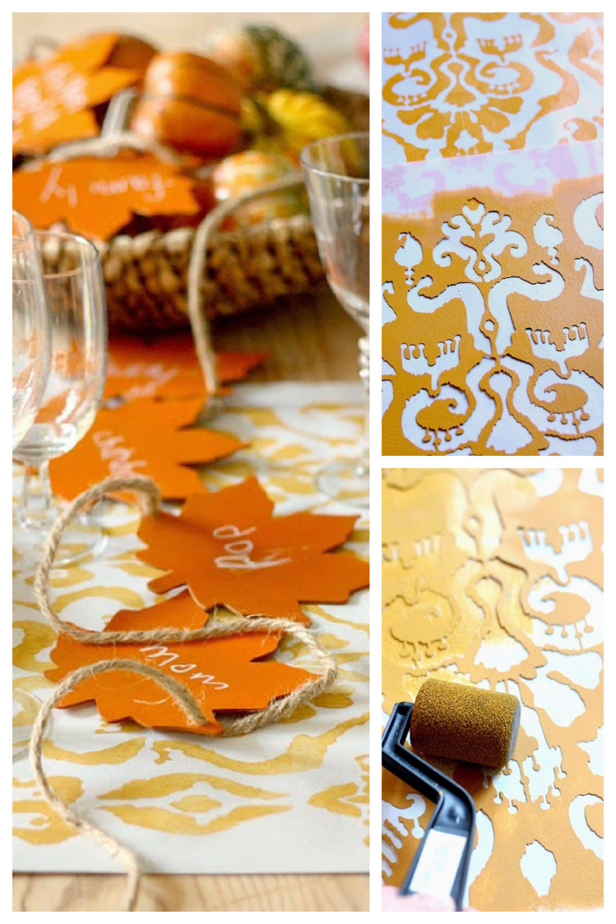 Easy Tablecloth idea for your holiday table