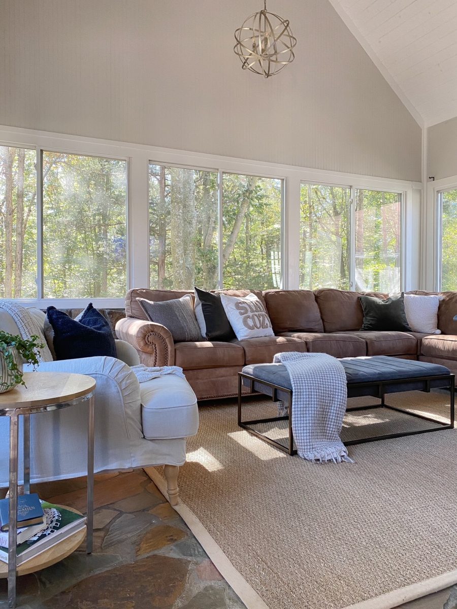 finished family room at duke manor farm