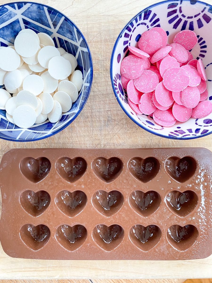 Homemade Chocolate Heart Candy