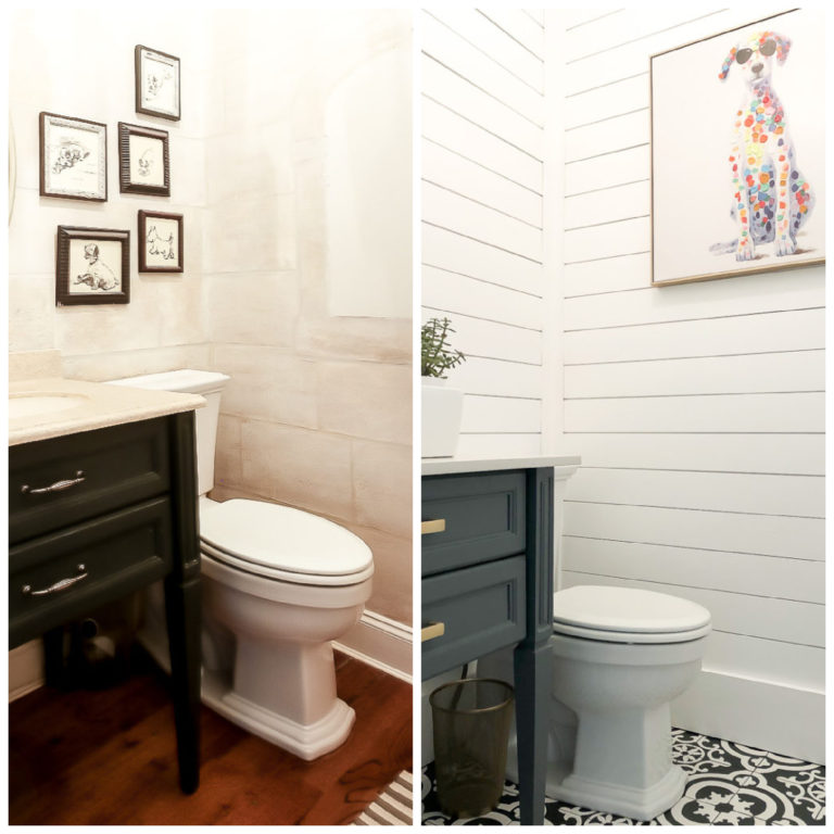 Before and after Bathroom makeovers
