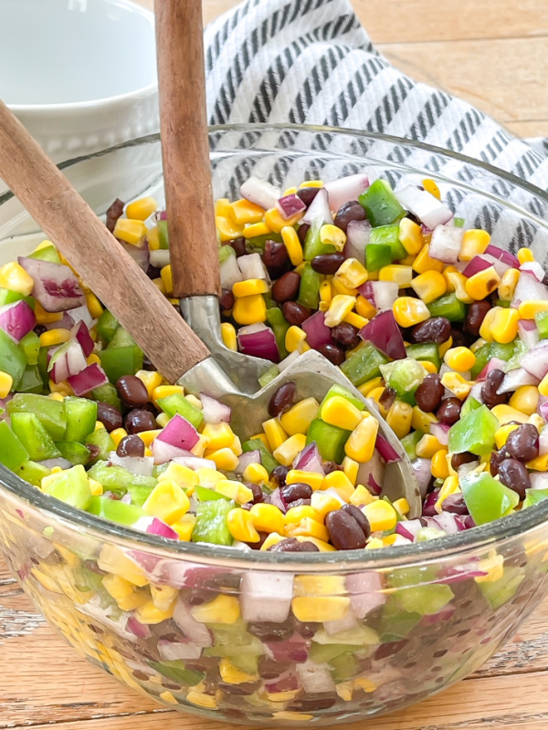 bowl of corn salad