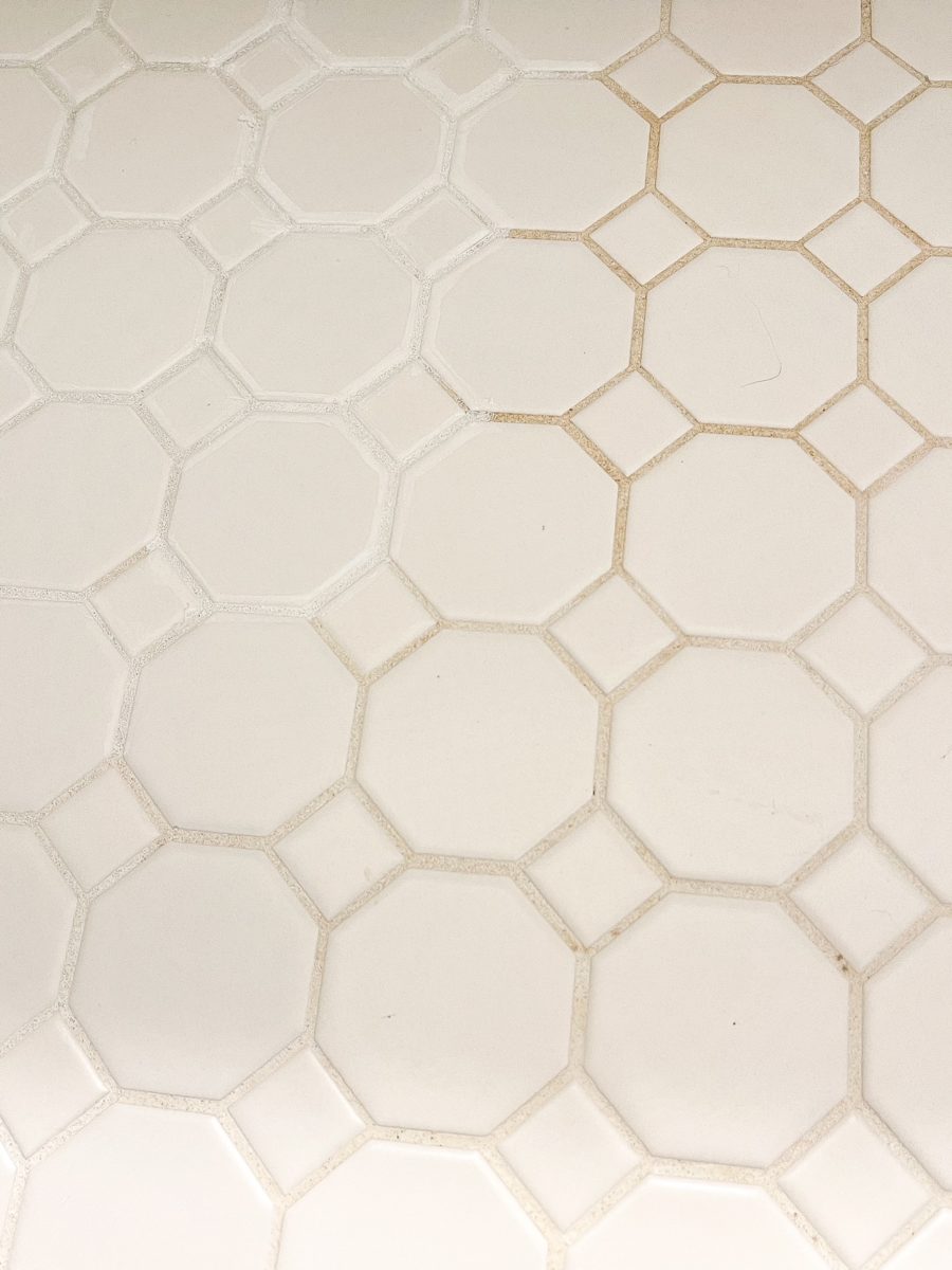 Turning white grout white again